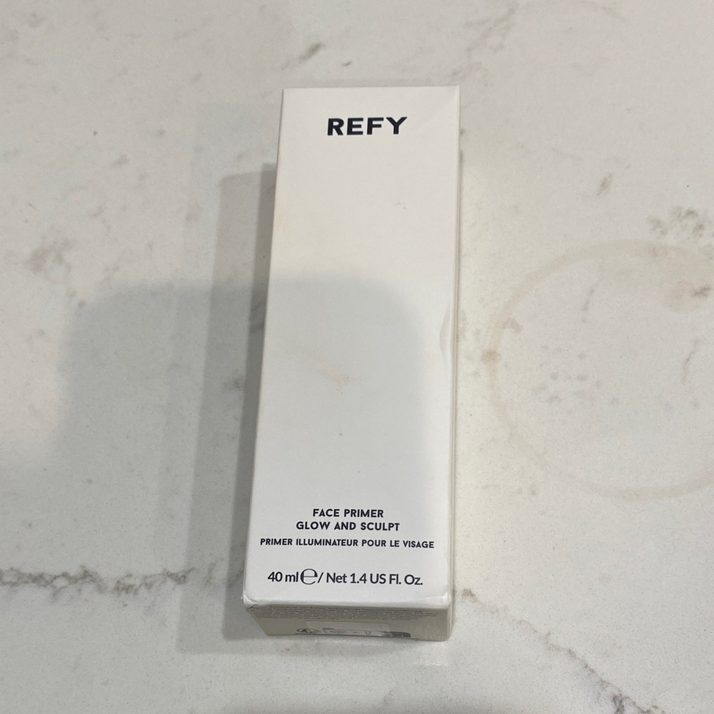 REFY Face Primer Glow & Sculpt. Brand New. Sculpting Facial Roller.